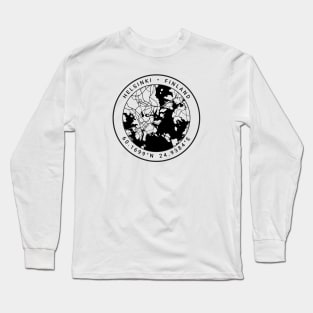 Helsinki Map Long Sleeve T-Shirt